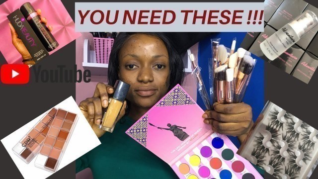 'BEGINNER\'S MAKEUP STARTER KIT || ZOEVA BRUSHES, JUVIA\'S PLACE AND CATCH ME EYESHADOW PALETTE REVIEW'