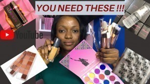 'BEGINNER\'S MAKEUP STARTER KIT || ZOEVA BRUSHES, JUVIA\'S PLACE AND CATCH ME EYESHADOW PALETTE REVIEW'