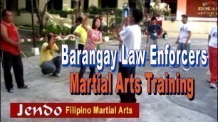 'Jendo:  Barangay Bantay-Bayan Martial Arts and Fitness Training Program (Ep#1)'