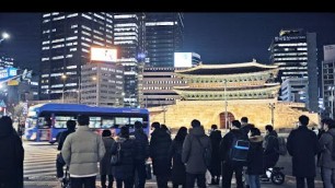 '[4K] Seoul Food Street Night Walk - Bukchang to Namyeong,namdaemun market |서울음식거리 야경투어-북창동,남영동,남대문시장'