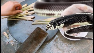'CHINESE Street Food | Primitive Skills vs SNAKE SOUP | Cooking Snakes'