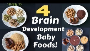 'Baby Food | 4 Brain Development, Hemoglobin, Bone Strength & Weight Gain Food for 8M+ Babies'