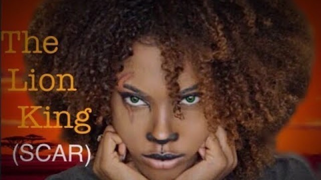 'THE LION KING - SCAR MAKEUP TUTORIAL|Easy Halloween makeup'