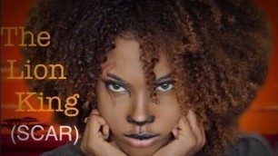 'THE LION KING - SCAR MAKEUP TUTORIAL|Easy Halloween makeup'