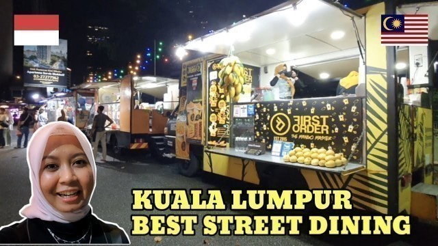 'BEST STREET DINING NEAR KLCC | Night Market - Live Music - Cheap Halal Food | Malaysia Trip 02'
