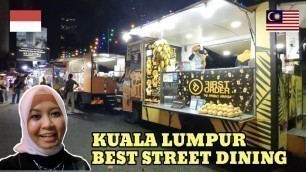 'BEST STREET DINING NEAR KLCC | Night Market - Live Music - Cheap Halal Food | Malaysia Trip 02'