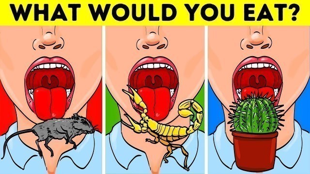 'FOOD RIDDLES AND TRIVIA THAT\'LL EXPLODE YOUR BRAIN'