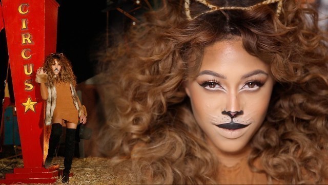 'Lion Makeup + Hair | Halloween 2016'