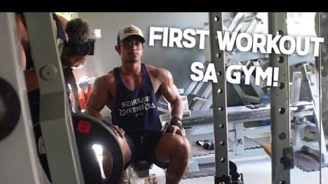 'FIRST WORKOUT SA JXTREME FITNESS CENTER! | DAY 14 PREPPING SEASON'