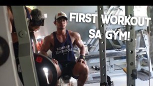 'FIRST WORKOUT SA JXTREME FITNESS CENTER! | DAY 14 PREPPING SEASON'