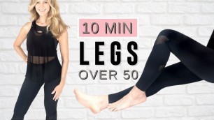 '12 Minute Leg Slimming Workout For Women Over 50!'