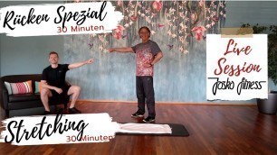 'Rücken Spezial mit Stefan und Stretching mit Georg LIVE @ JOSKO FITNESS'