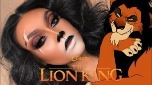 'THE LION KING- SCAR MAKEUP TUTORIAL || SANDI JARQUIN'