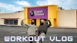'FIRST WORKOUT AT PLANET FITNESS l A Day in the Life VLOG'