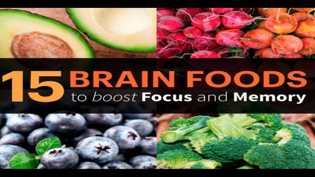 'TOP 15 BRAIN FOODS'