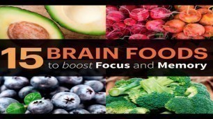 'TOP 15 BRAIN FOODS'