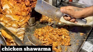 'Chicken Shawarma - night road side tasty chicken shawarma | Vijayawada night food court'