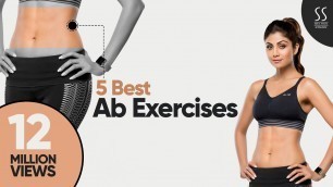 '5 Best Ab Exercises | The Art of Strengthening | Shilpa Shetty Kundra'