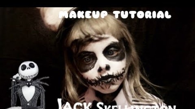'Jack Skellington - The Nightmare Before Christmas Makeup Tutorial (Kids Trick or Treat Look)'