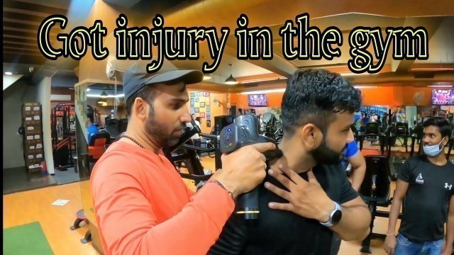 'First Gym Vlog | Gym Workout Vlog | Fitness nation malviya nagar | Injury Got During Workout'