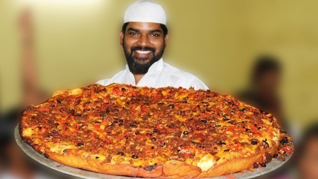 'Pizza |King Size Chicken Pizza For Orphan Kids | Nawabs kitchan'