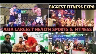'Asia Largest Health Sports & Fitness Expo 2022 IHFF Pragati Maidan || Fitness Ideas 2022 GYM Lovers'