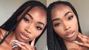'PROM MAKEUP: SIMPLE BRONZE GLAM | SPECIAL OCCASION MAKEUP TUTORIAL Hooded Eyes'