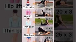 'Easy exercise for women #weightloss & #fitness #youtubeshorts #subscribe'
