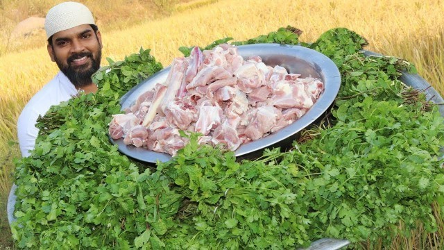 'Green mutton recipe || Mutton Haryali Recipe || Nawabs kitchen'