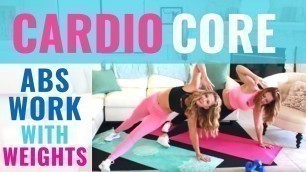 'Dumbbell Abs Workout for Women *Cardio Core Series*'