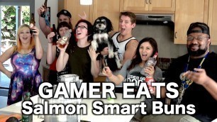'Gamer Eats - Salmon Smart Buns: Brain food for Gamers!'