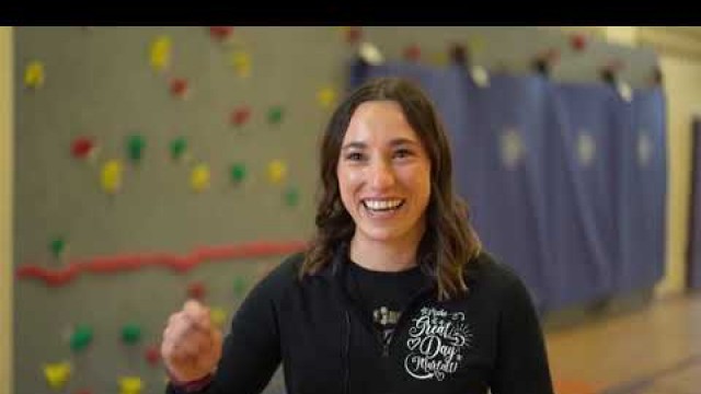 'Finishing a Rock Climbing Wall | Body First School Fitness Challenge'