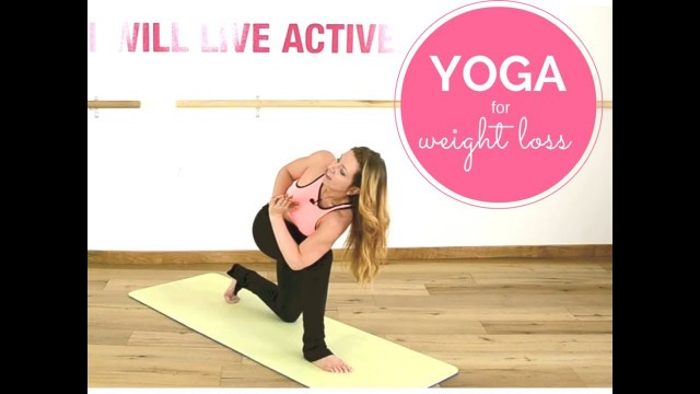 'Yoga for Weight Loss | Yoga Flow Sequence | 30-Day Fitness Challenge'
