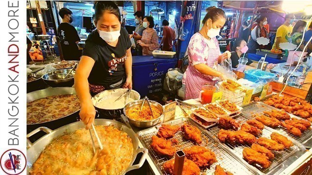 'Thai STREET FOOD In Bangkok Thailand | The Stalls at TALAD PHLU Night Market'