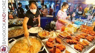 'Thai STREET FOOD In Bangkok Thailand | The Stalls at TALAD PHLU Night Market'