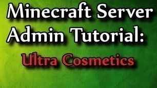 'Minecraft Admin How-To: UltraCosmetics [Lobby/Hub/Free]'