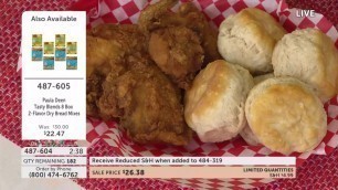 'Paula Deen Tasty Blends 6 Box \"Frying\" Dry Mix Set | Paula Deen Sweet Home Savannah | ShopHQ | 2020'