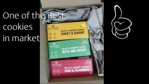 'Unboxing |Tots and moms foods Cookies | Healthy Cookies | ASMR unboxing'