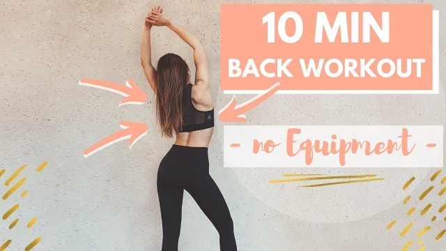 '10 MIN RÜCKEN WORKOUT | Rückentraining gegen Rückenschmerzen // no Equipment - Tina.Fitness'