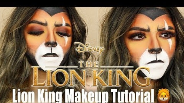 'Disney\'s Lion King Scar Easy Halloween Makeup Tutorial Transformation'