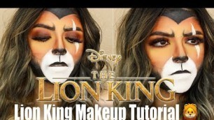 'Disney\'s Lion King Scar Easy Halloween Makeup Tutorial Transformation'