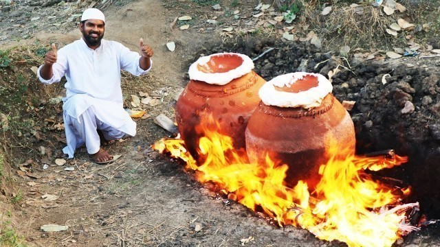 'Mutton Biryani Recipe || Traditional Cooking Pot Biryani || Matka Biryani || Nawabs kitchen'