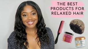 'My Favourite Products For Relaxed Hair In 2020 | Healthy Hair Junkie'