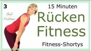 '15 min. Rücken Fitness | Fitness-Shortys ohne Geräte'