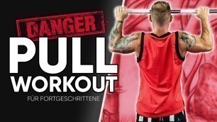 'Extremes RÜCKEN Workout mit Klimmzugstange (30 Minuten Pull Day für Muskelaufbau Zuhause)'