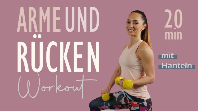 'ARME UND RÜCKEN WORKOUT mit Hanteln / no talking'