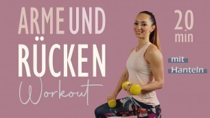 'ARME UND RÜCKEN WORKOUT mit Hanteln / no talking'