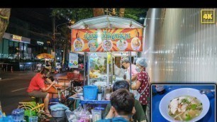 'Eating at night in SILOM(Bangkok) at Weekend / STREET FOOD AREA'