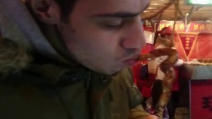 'Eating Snake in Beijing, China.'