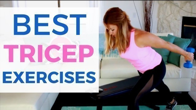 'Best Tricep Exercises with Dumbbells!'